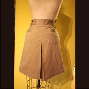 A-Line Safari Beige Skirt Size 4